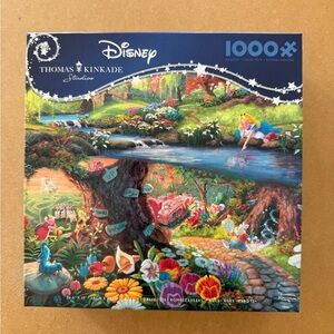 Disney Thomas Kincade 1,000 piece Alice in Wonderland puzzle